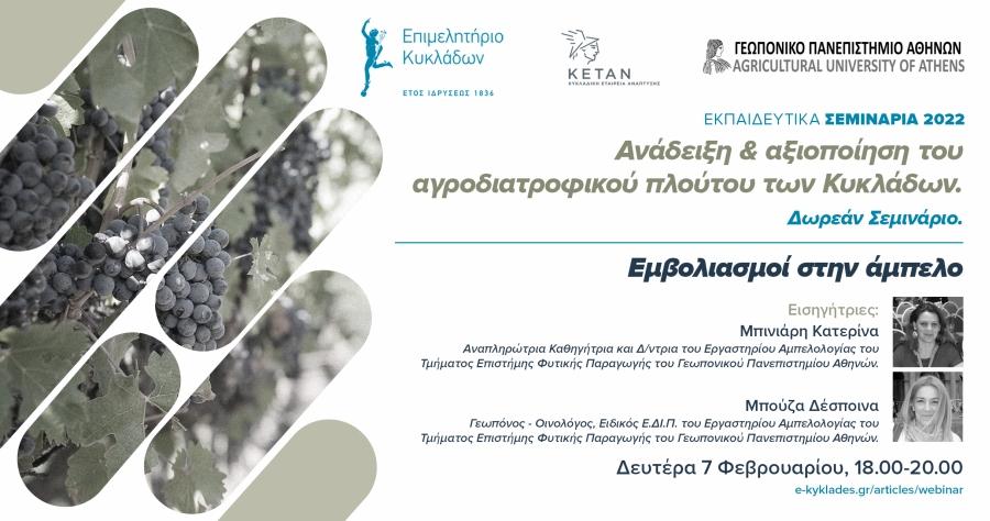 Ενημερωτικό Webinar στις 7 Φεβρουαρίου - Εμβολιασμοί στην Άμπελο