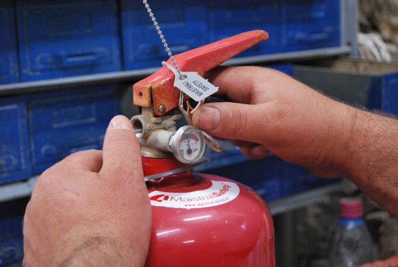 Συντήρηση Πυροσβεστήρα