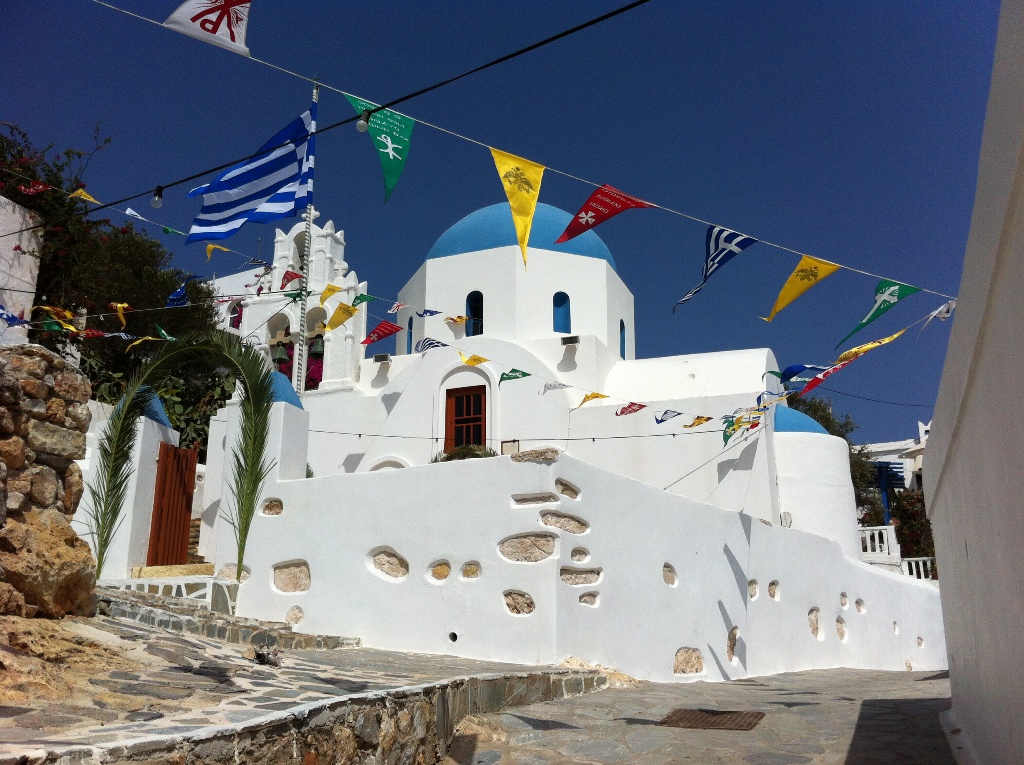 CHURCH IN THE VILLAGE OF DONOUSA