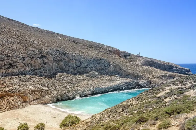 Playa Paralia Livadaki, Folegandros, Grecia