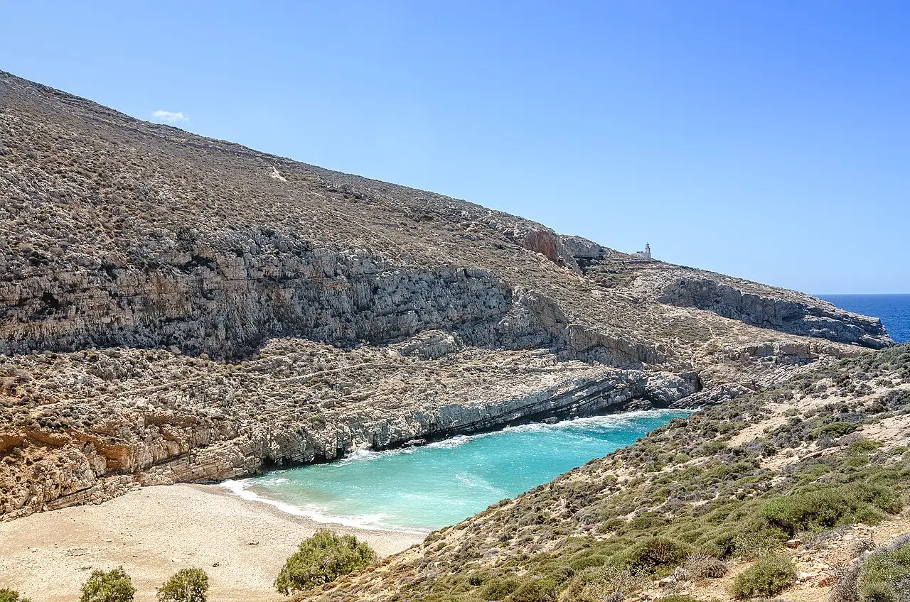 Playa Paralia Livadaki, Folegandros, Grecia