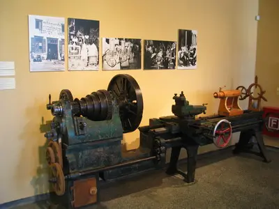 Εσωτερικό του Βιομηχανικού Μουσείου Ερμούπολης